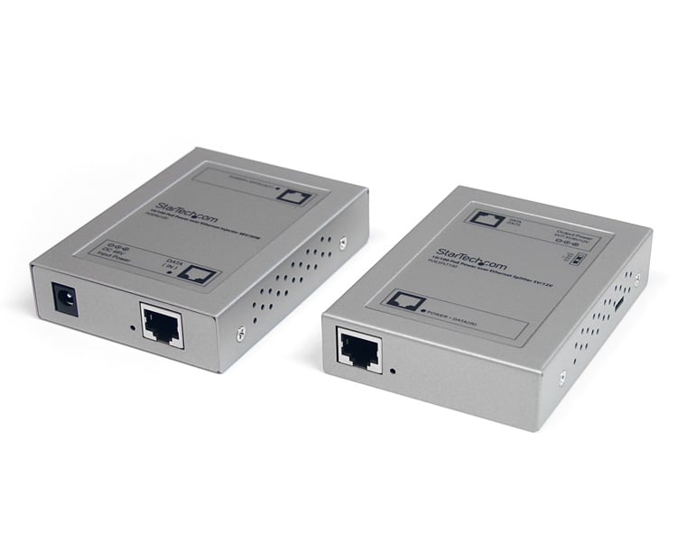 10/100 PoE Power over Ethernet Kit – 48V Injector and 5V/12V Splitter