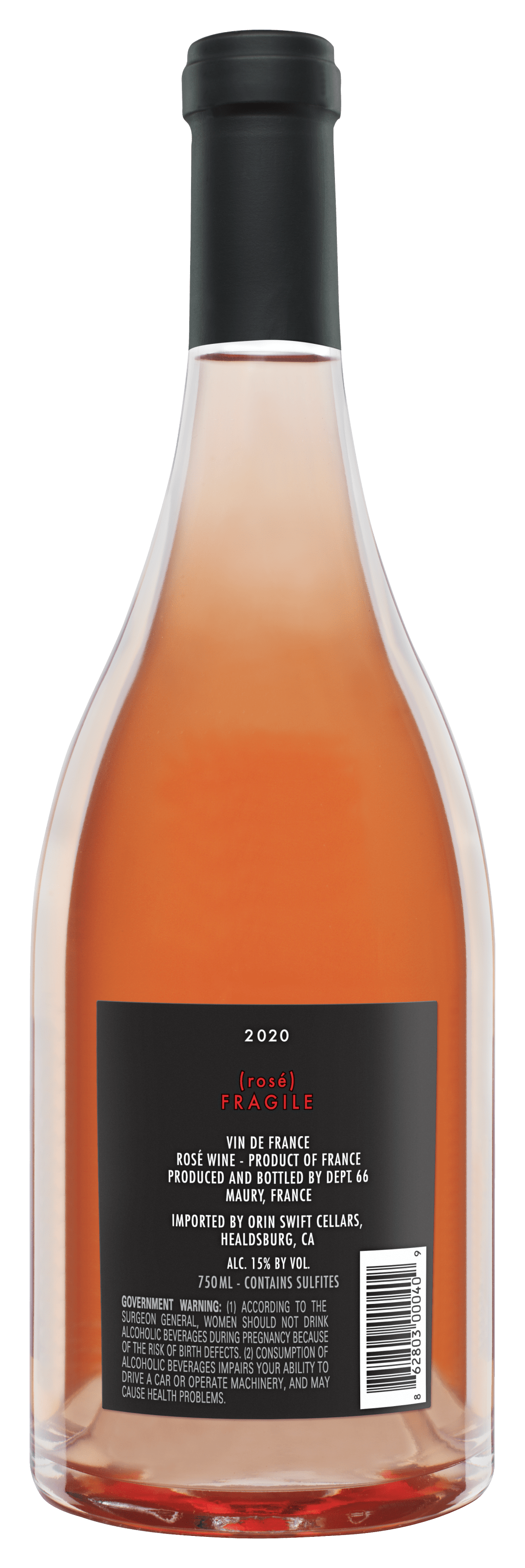 Department 66 Fragile Rosé Blush Wine 750ml