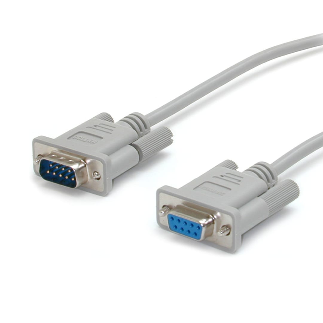 15ft Straight Through Serial Cable DB9 M F