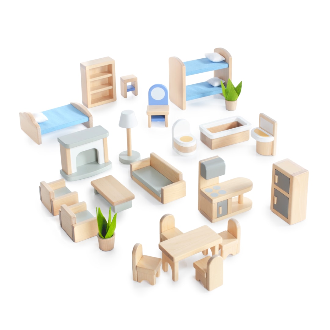 Modern Home Dollhouse Furniture Set