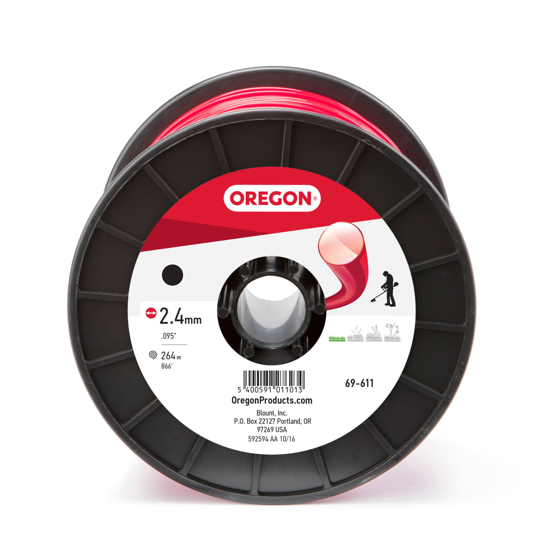 TRIMMER LINE, RED, RD, .095 3LB SPOOL