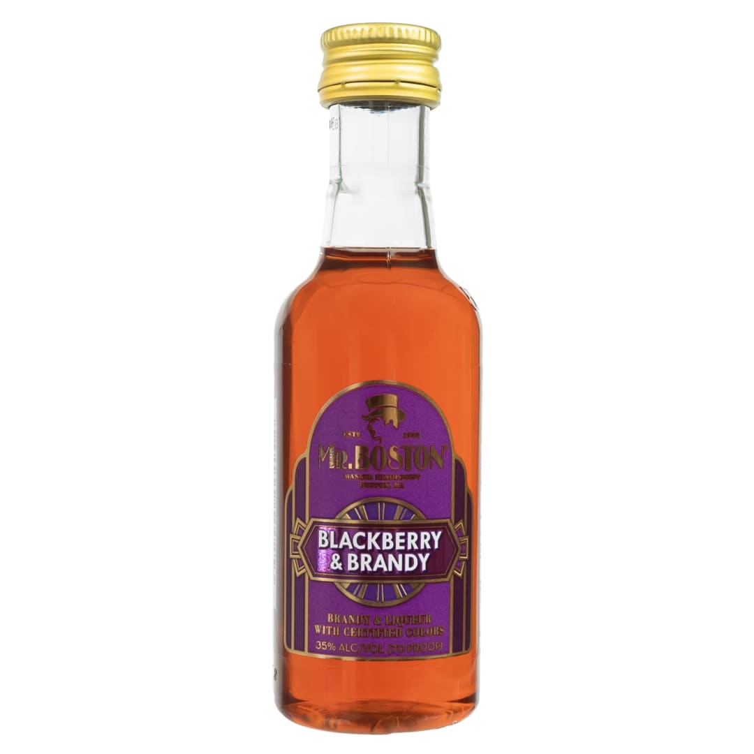 Mr. Boston Blackberry Flavored Brandy 50ml 70 Proof
