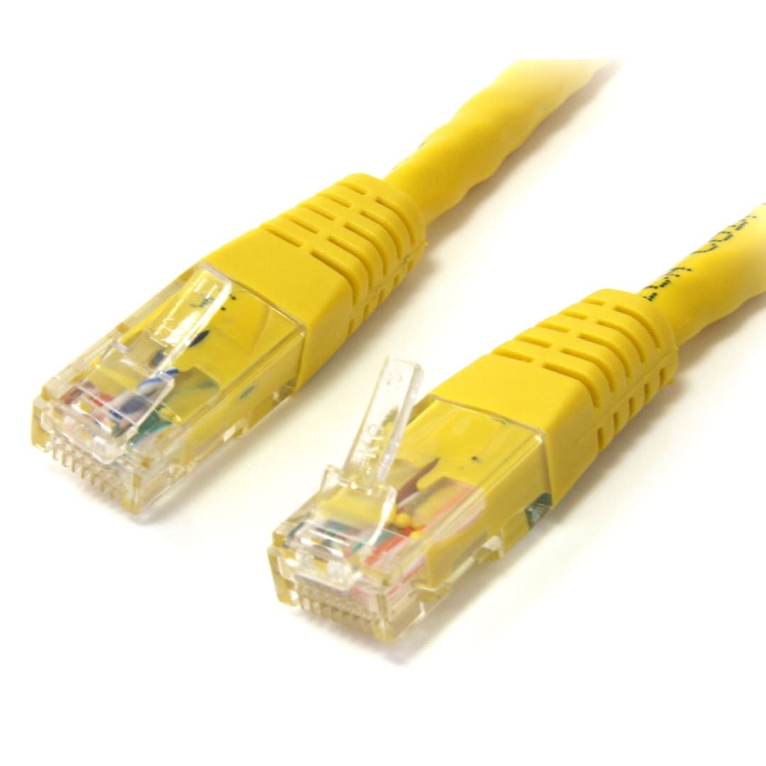 25 ft. Yellow Category 6 Crossover Cable