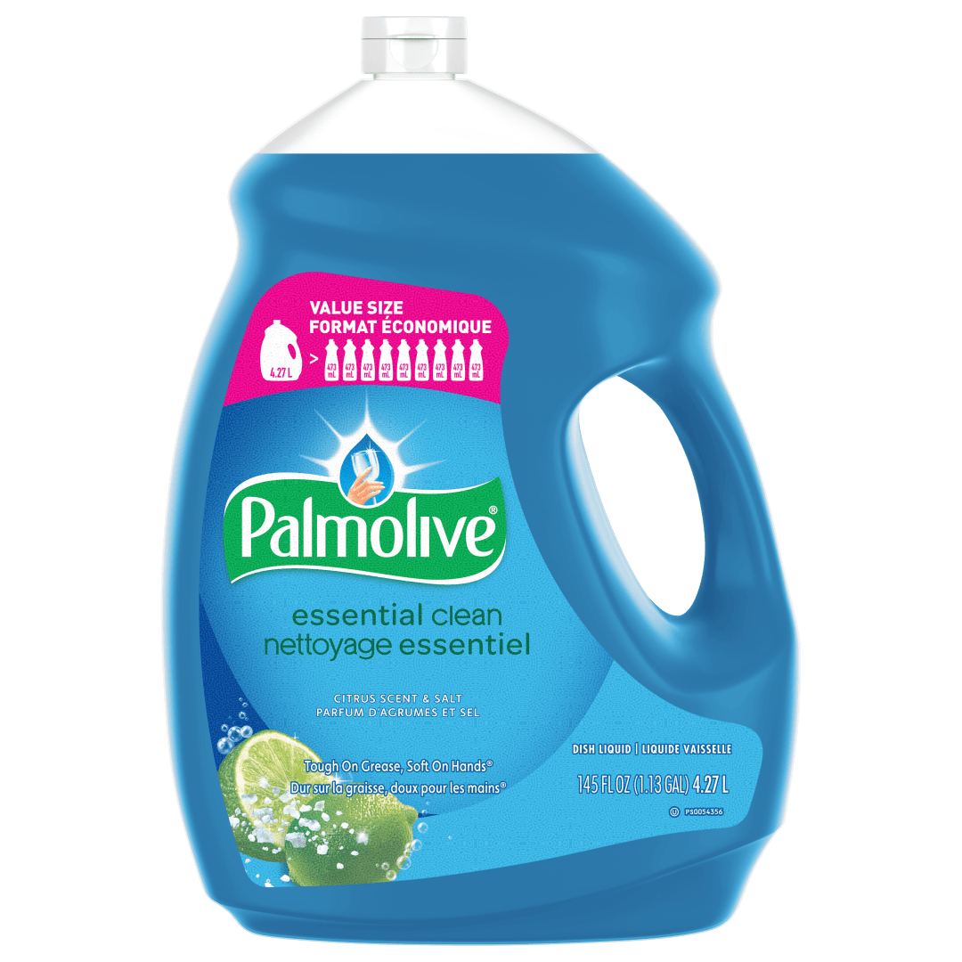 Palmolive Essential Clean Liquid Dish Soap, Citrus Scent + Salt - 145 Fluid Ounce