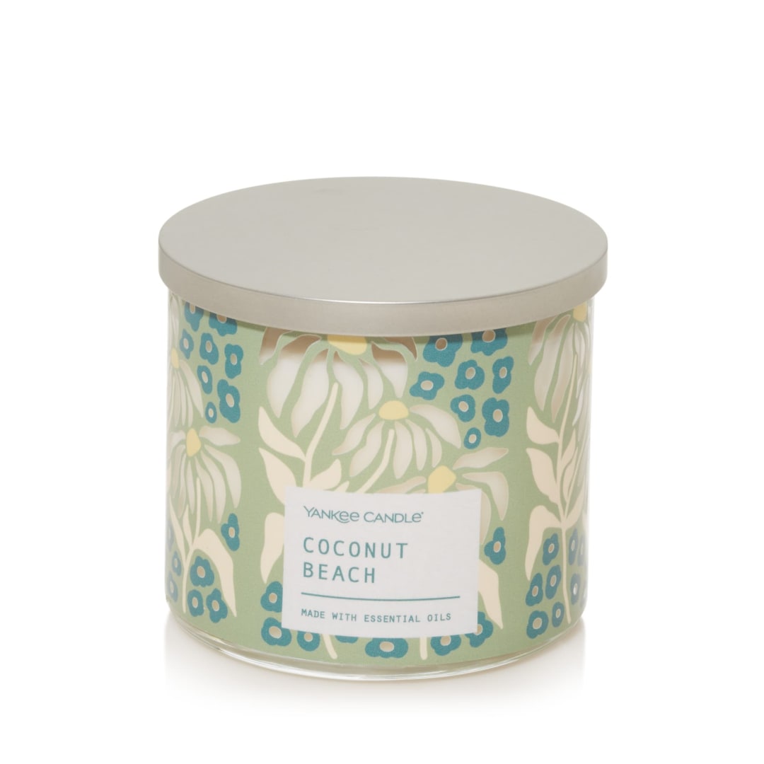 Yankee Candle® Coconut Beach Decorative 3-Wick Tumbler Candle