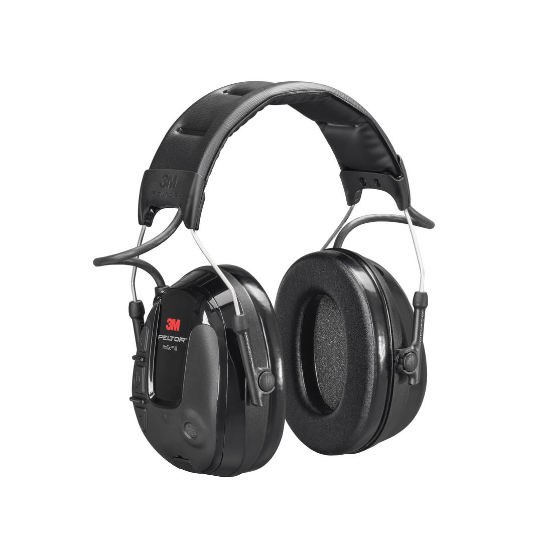 Abafador 3M™ PELTOR™ PROTAC III com Haste Acima da Cabeça