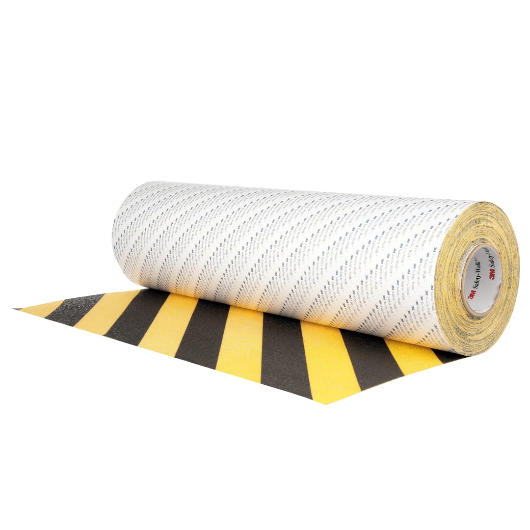 3M™ Safety-Walk™ Universal 613, Schwarz/Gelb, 610 mm x 18,3 m, 1 Rolle / Karton