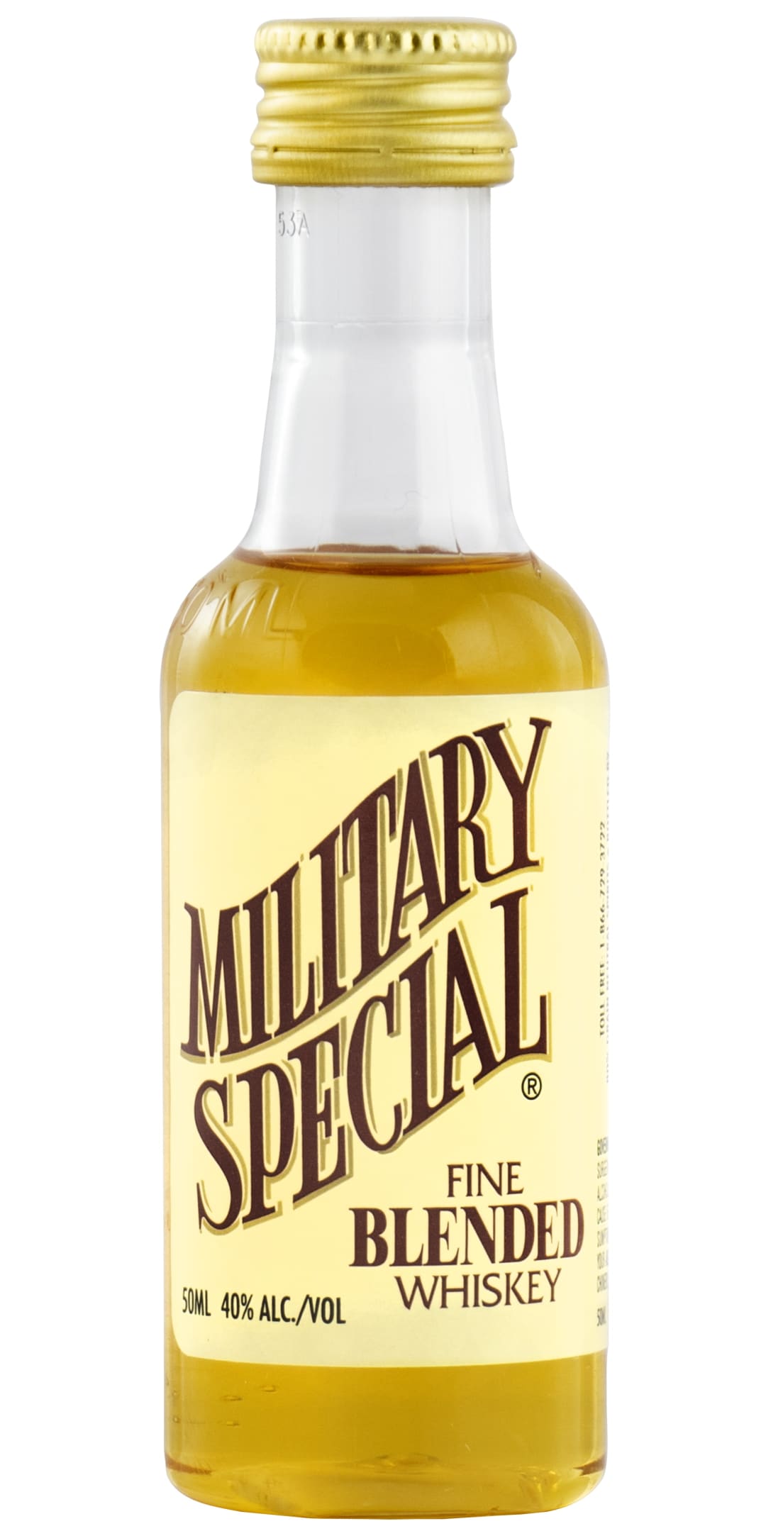 Military Special Blended American Whiskey 50ml 80 Proof