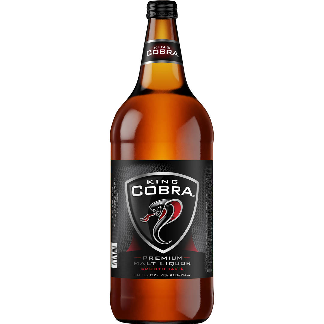 King Cobra Premium Malt Liquor, 40 fl. oz. Bottle