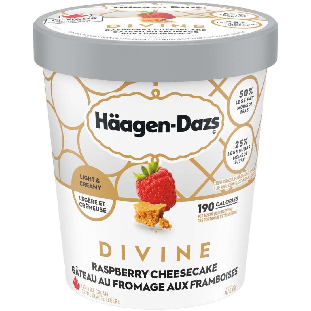 HGDZS Divine RaspCheesecake 8x475ml CA