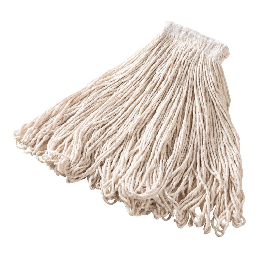Rubbermaid Commercial Products 24 OZ All Pro Cotton Wet Mop, Universal Headband, White