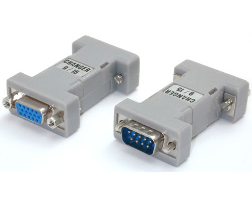 Adapter DB9M to HDDB15F