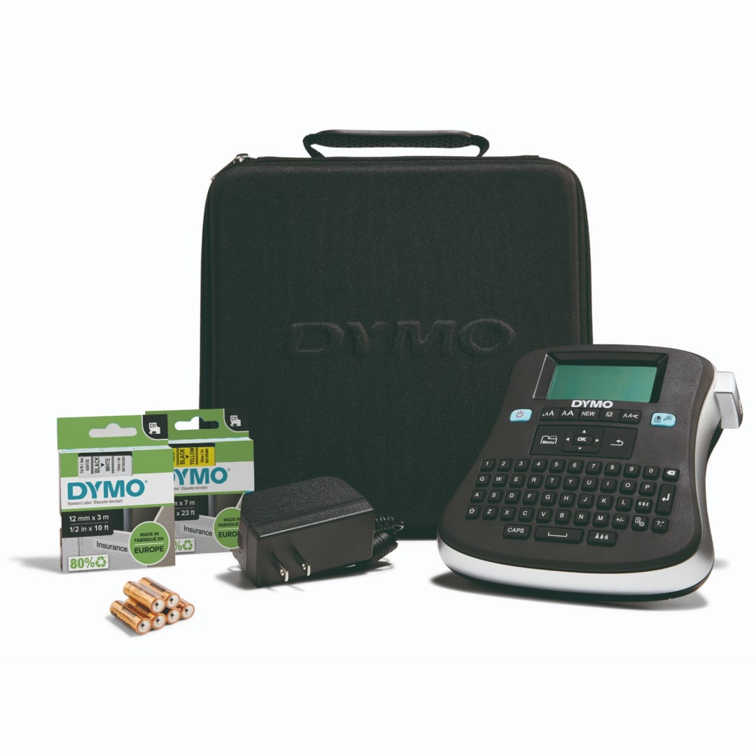 DYMO® LabelManager 210D Label Maker Kit with Carry Case and 2 Label Cassettes