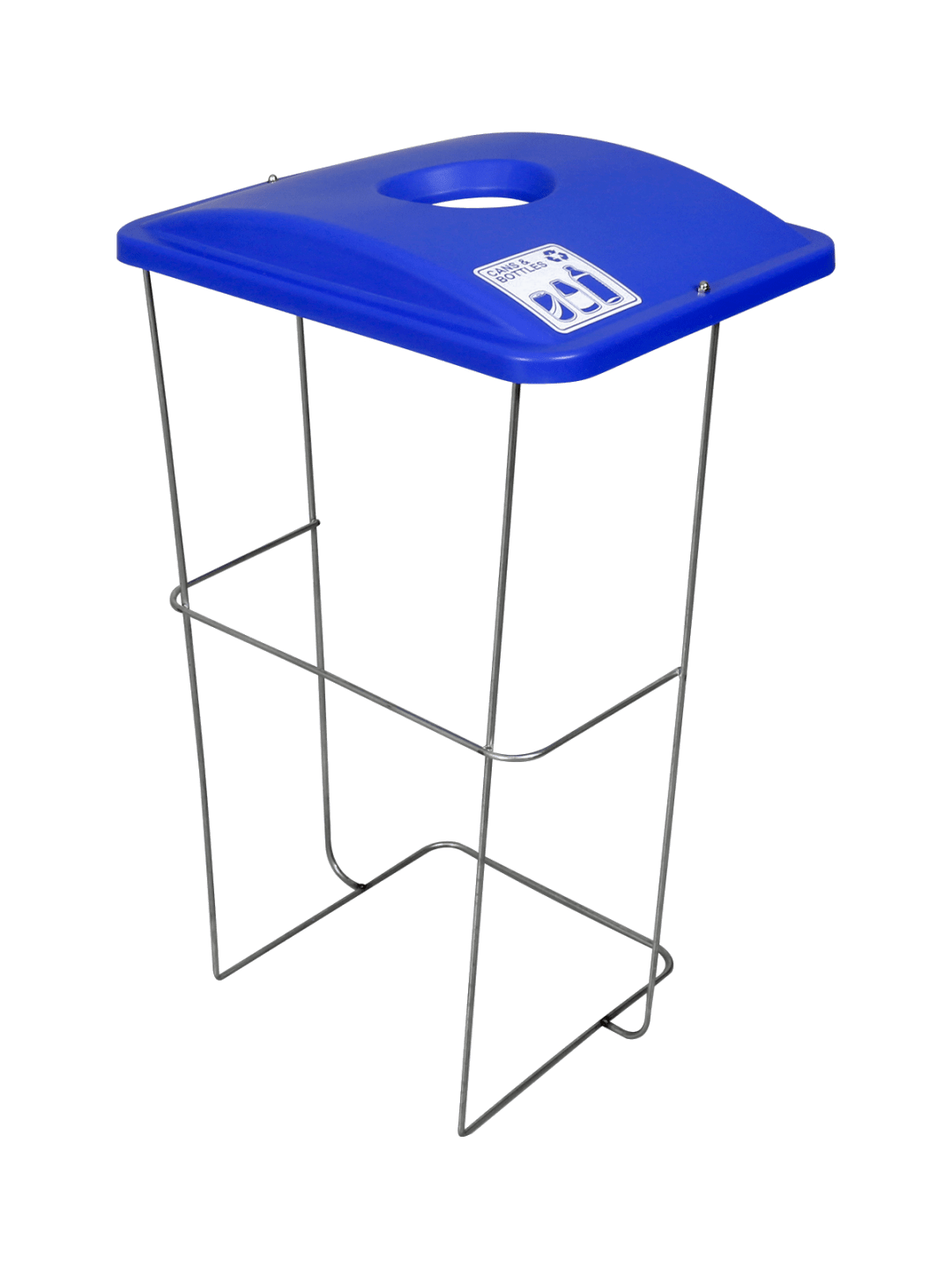  WIRE EVENT CONTAINER (5 Pack) - Single - Kit - Cans &amp; Bottles - Circle - Blue