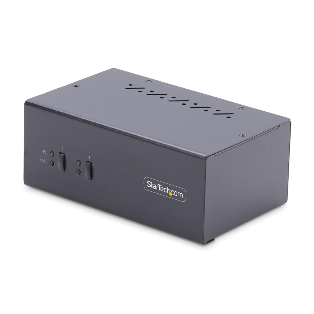 2 Port DisplayPort 1 2 Dual 4K 60Hz KVM Switch w  USB 3 0