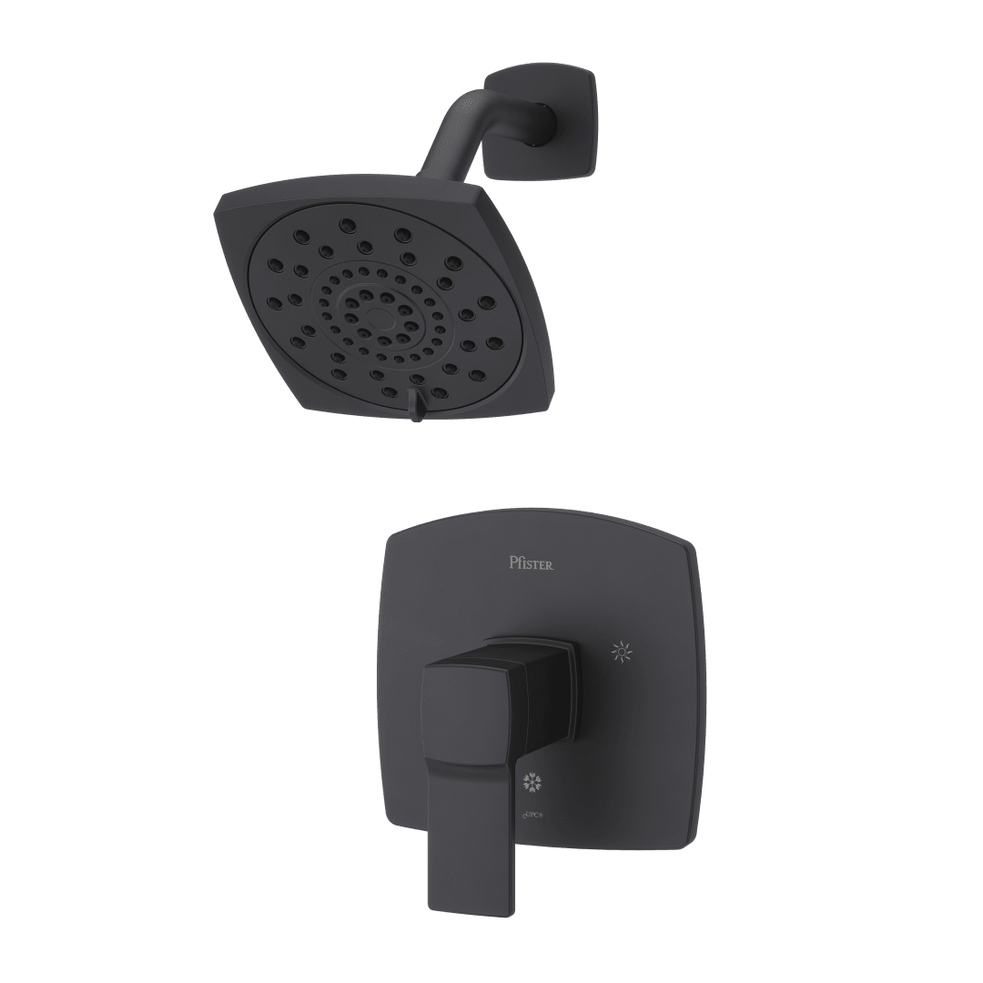 Deckard Shower Only Trim Kit in Matte Black