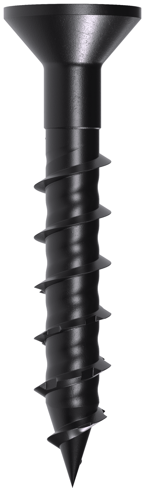 Simpson Strong-Tie TNTBL18114TF Titen Turbo™ — 3/16 in. x 1-1/4 in. 6-Lobe Flat-Head Concrete and Masonry Screw, Black (100-Qty) (Pack of 16)