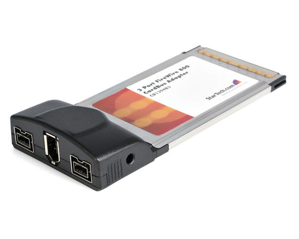 3 Port IEEE-1394B FireWire 800 CardBus Adapter