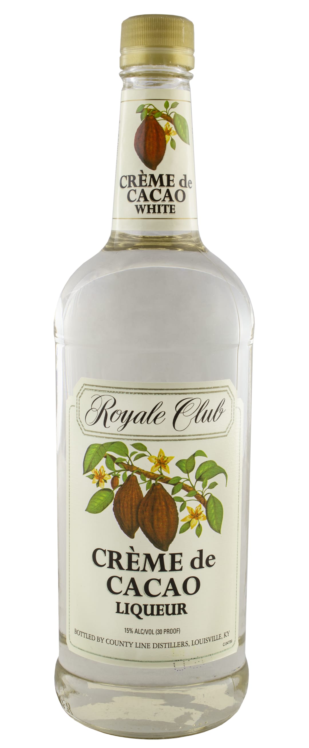 Royale Club Creme De Cacao White Liqueur 1l 30 Proof