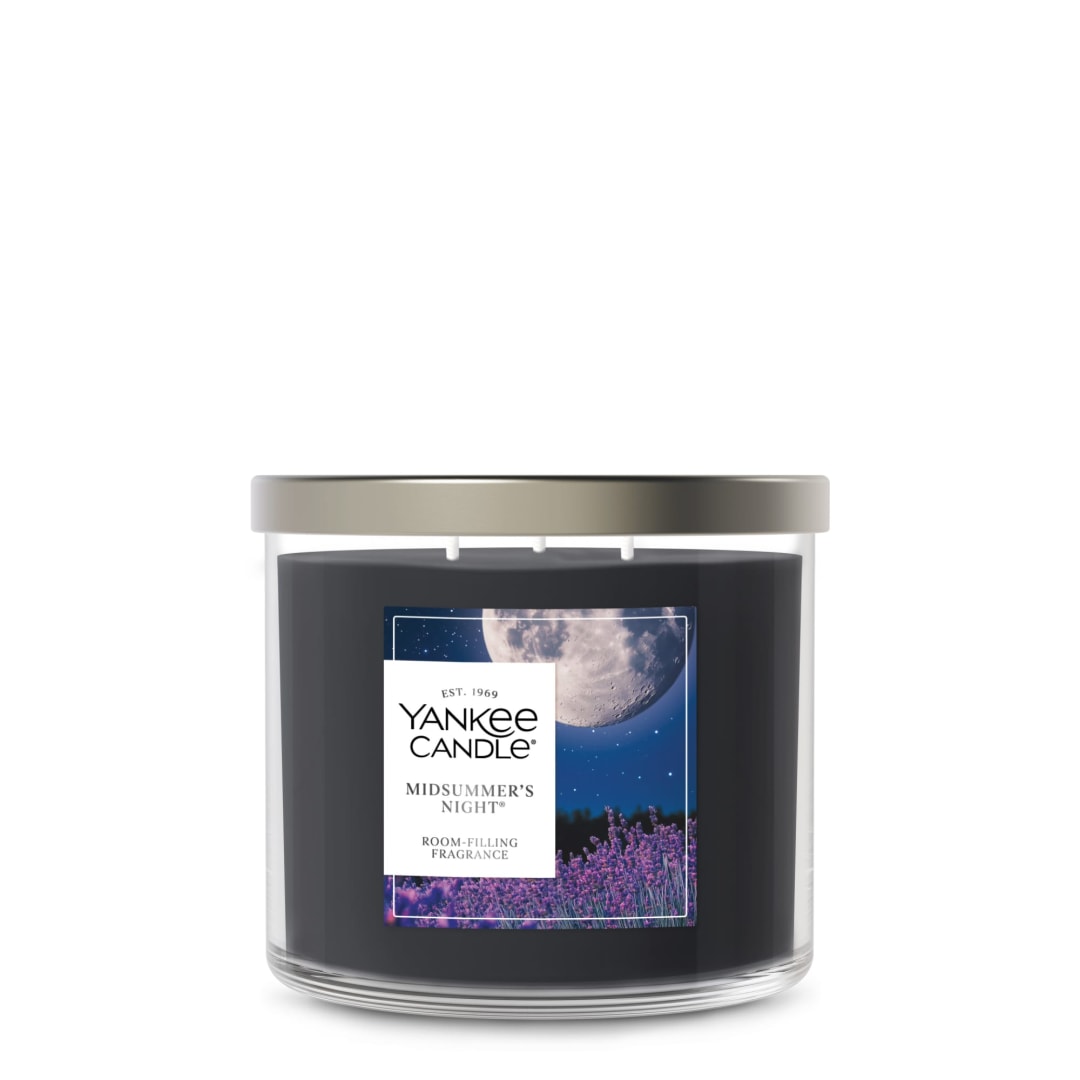 Yankee Candle® 3 Wick Candle Jar, Scented Candle with up to 40 Hours of Burn Time, Premium Plant Wax Blend for Consistent Long Lasting Scent from First to Last Burn, Midsummer's Night