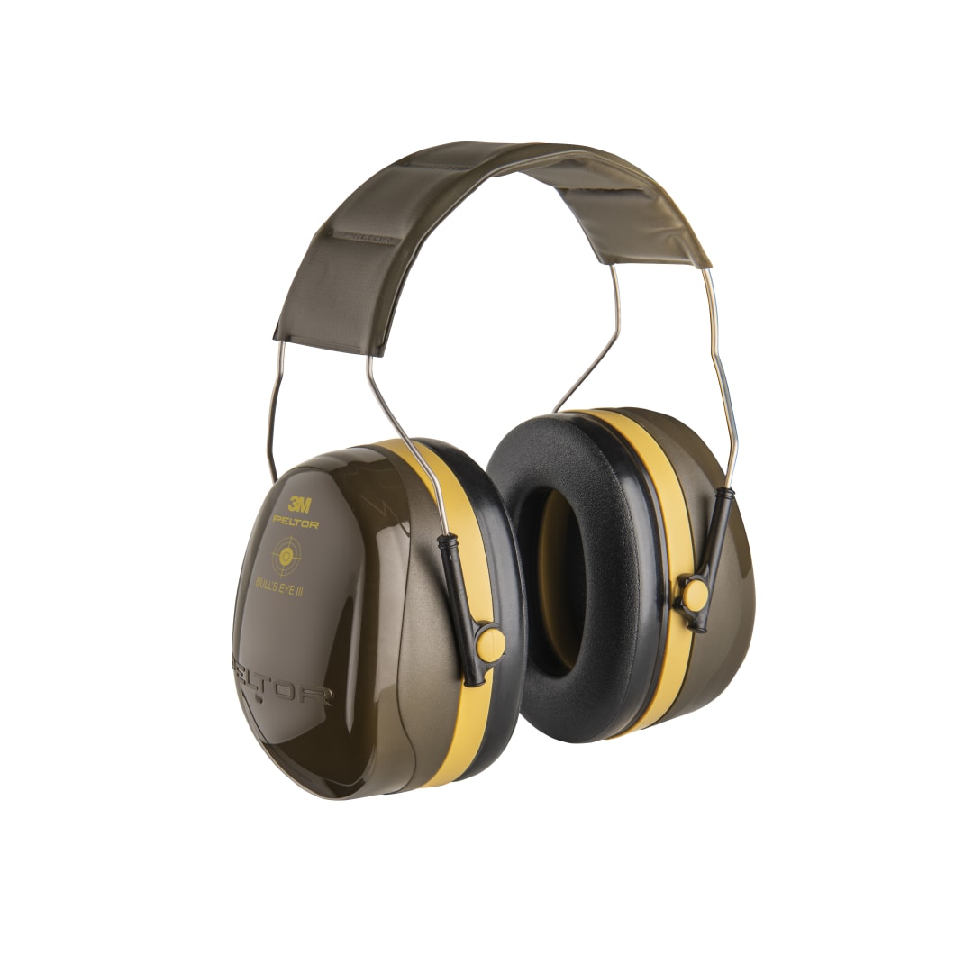 3M™ Mušľové chrániče sluchu PELTOR™ Bull's Eye™ III, 35 dB, armádna zelená farba, hlavový pásik, H540A-441-GN