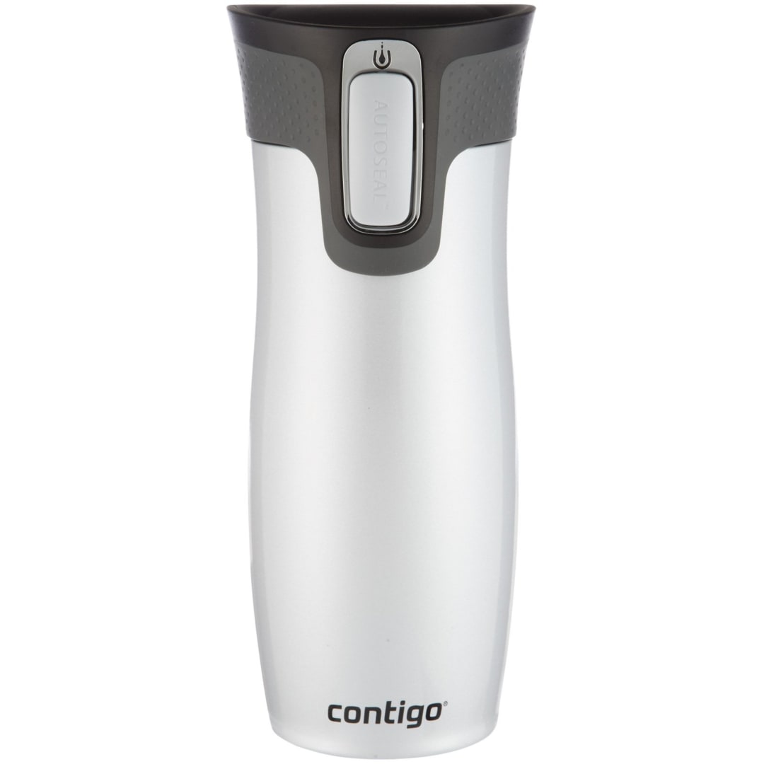 Contigo® West Loop Stainless Steel Travel Mug with AUTOSEAL® Lid, Polar White, 16 oz
