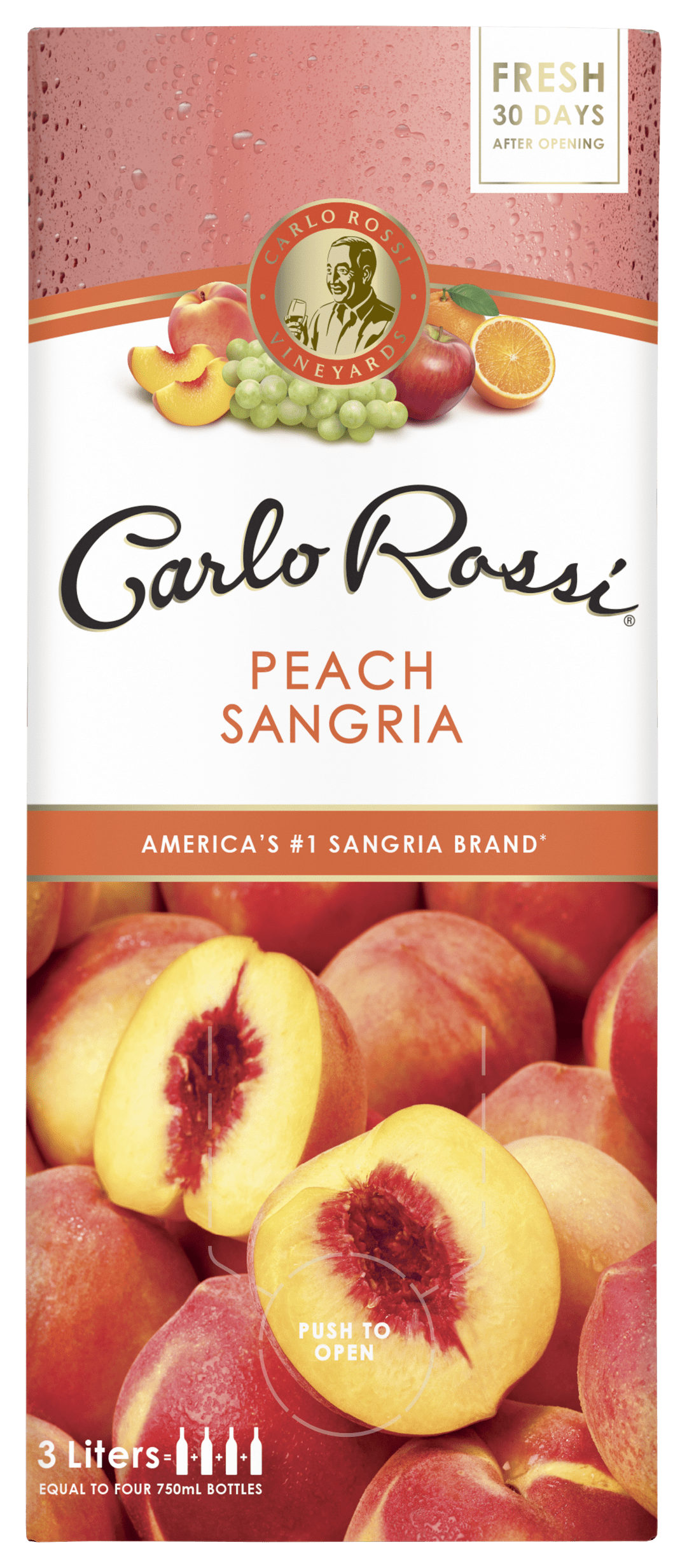 Carlo Rossi Peach Sangria Wine 3L