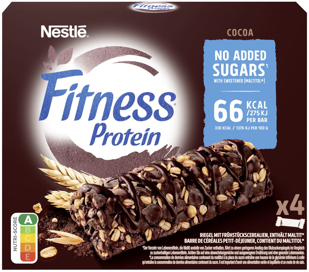 NESTLE FITNESS Cocoa Protein Bar Multipack (4x20g)