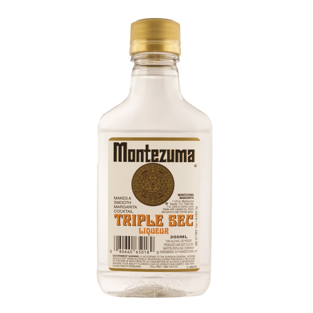Montezuma Triple Sec Liqueur 200ml 30 Proof