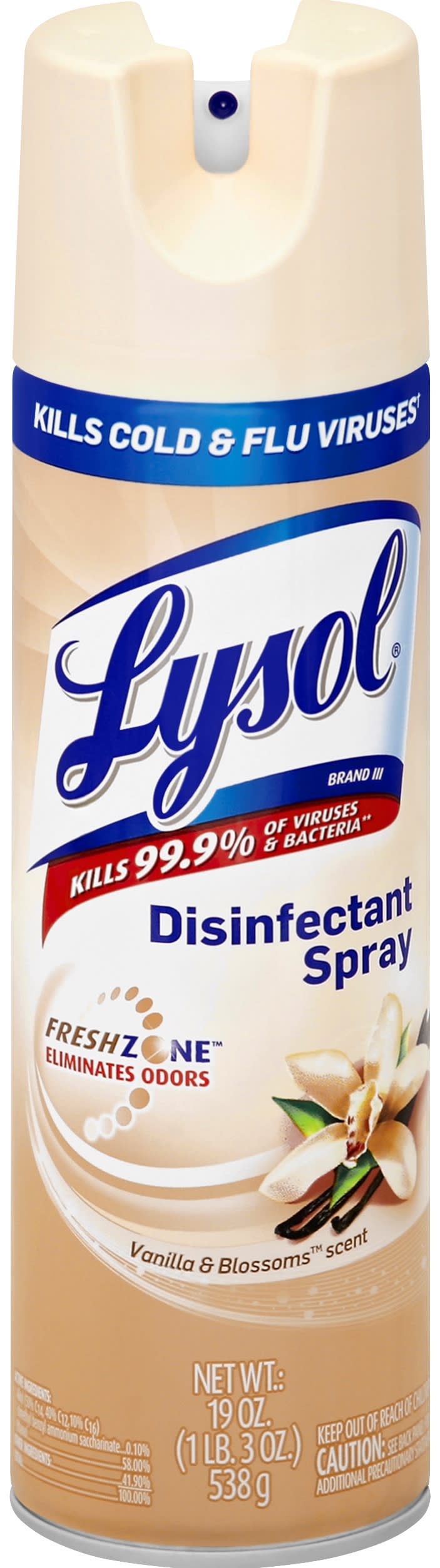LYSOL® Disinfectant Spray - Vanilla Blossoms™ 12/19 oz.