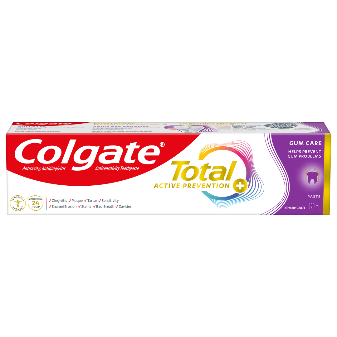 Colgate Total Active Prevention Plus Gum Care Toothpaste, Mint Flavour, 120 mL