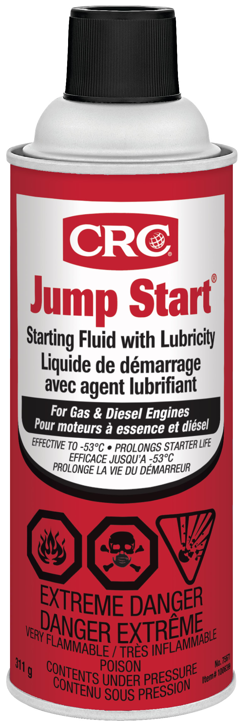 CRC Jump Start Starting Fluid with Lubricity (F/E) 1X311G