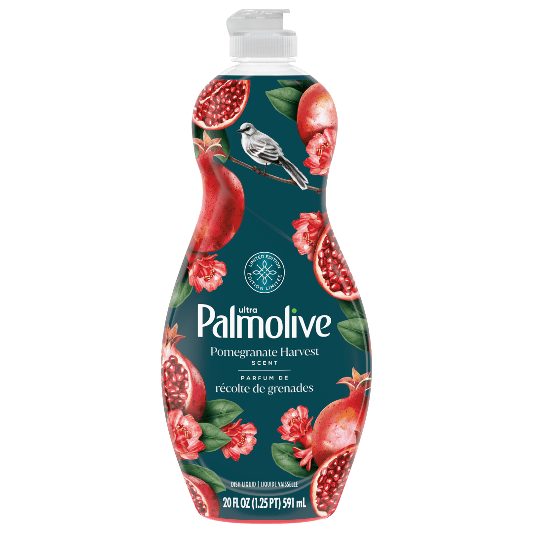 Palmolive Ultra Strength Liquid Dish Soap, Limited Edition Dishwashing Detergent, Pineapple Breeze Scent, 20 fl oz Bottle