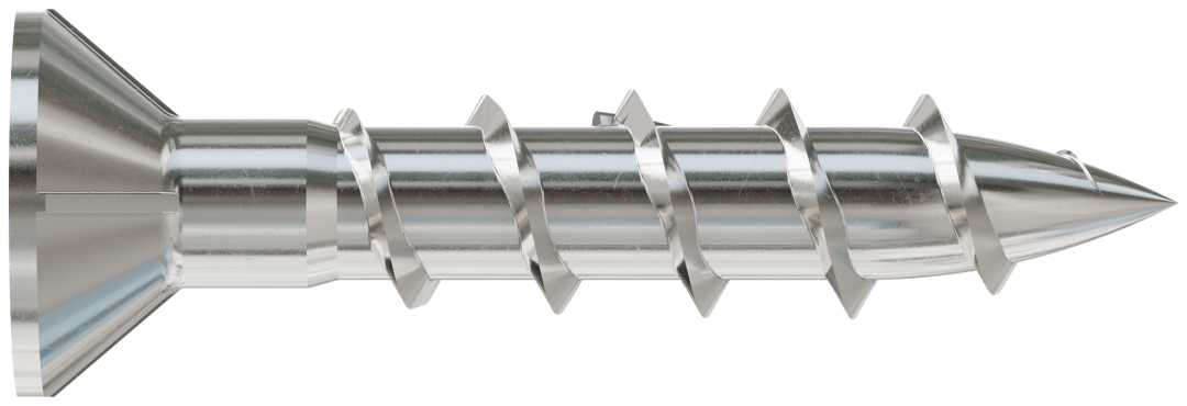 Simpson Strong-Tie S10100WP5 Deck-Drive™ DWP WOOD SS Screw — #10 x 1 in. T-25, Flat Head, Type 305 (5 lb.) (Pack of 6)