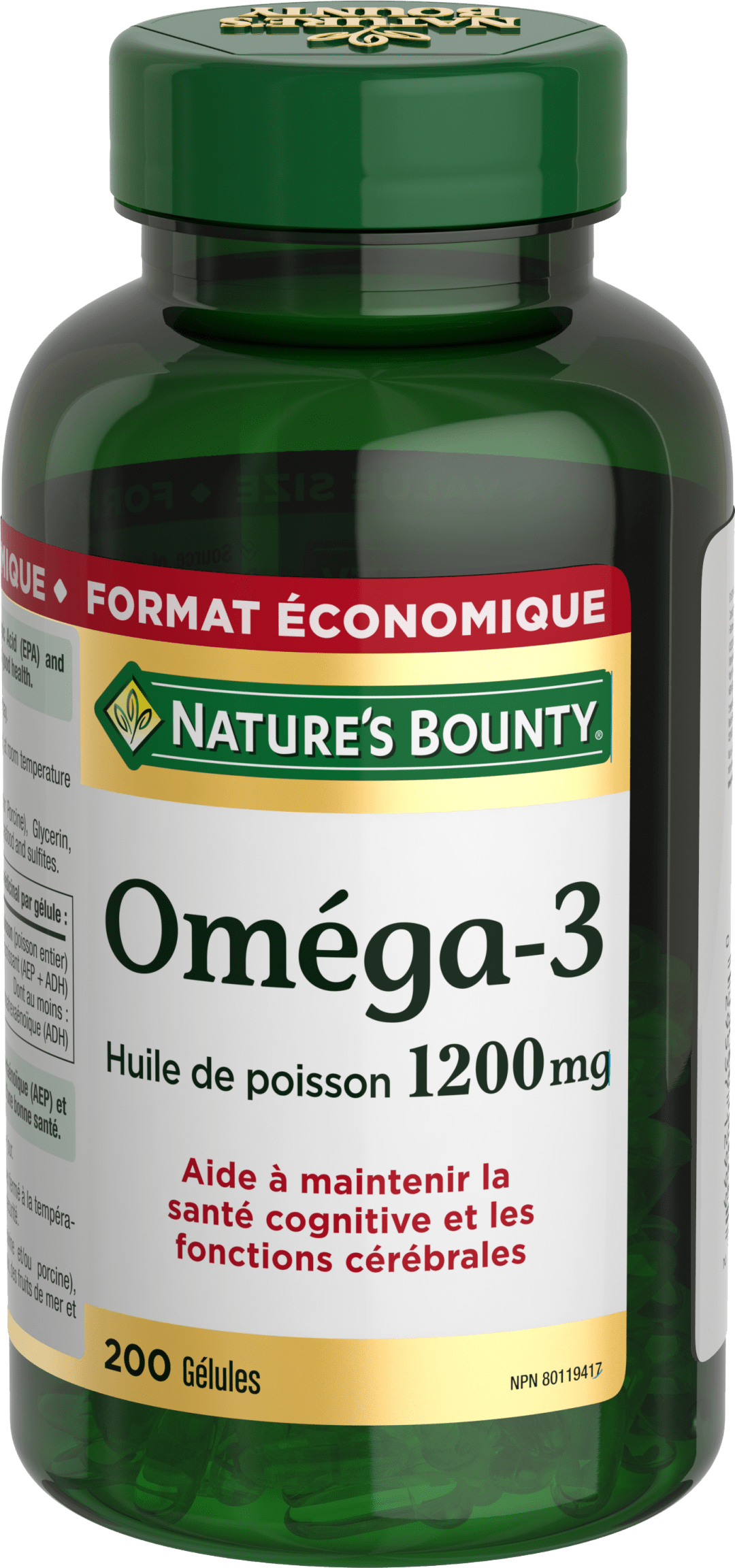 NBTY XStrg FshO 1200mg 12x200 SGL CA
