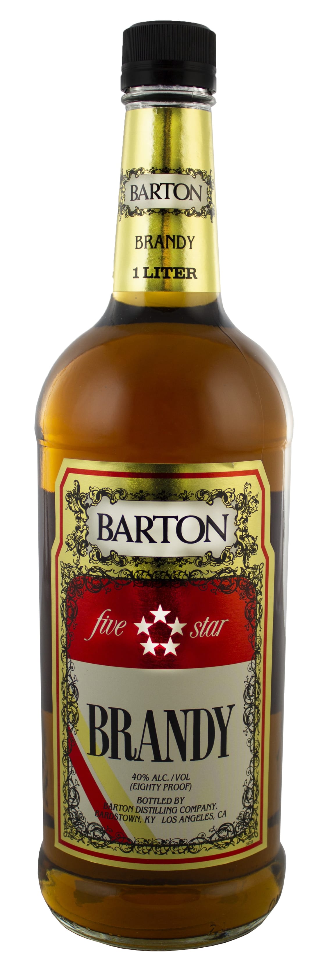 Barton Five Star Brandy 1l 80 Proof