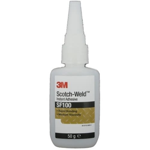 3M™ Scotch-Weld™ Süper Hızlı Anında Yapışkan SF100, Şeffaf, 50 g
