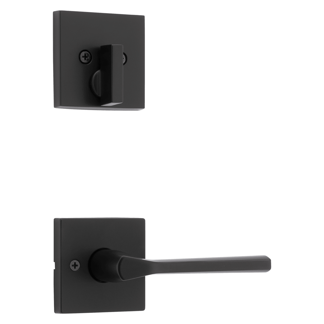 Lisbon Interior Pack with Square Rose in Matte Black