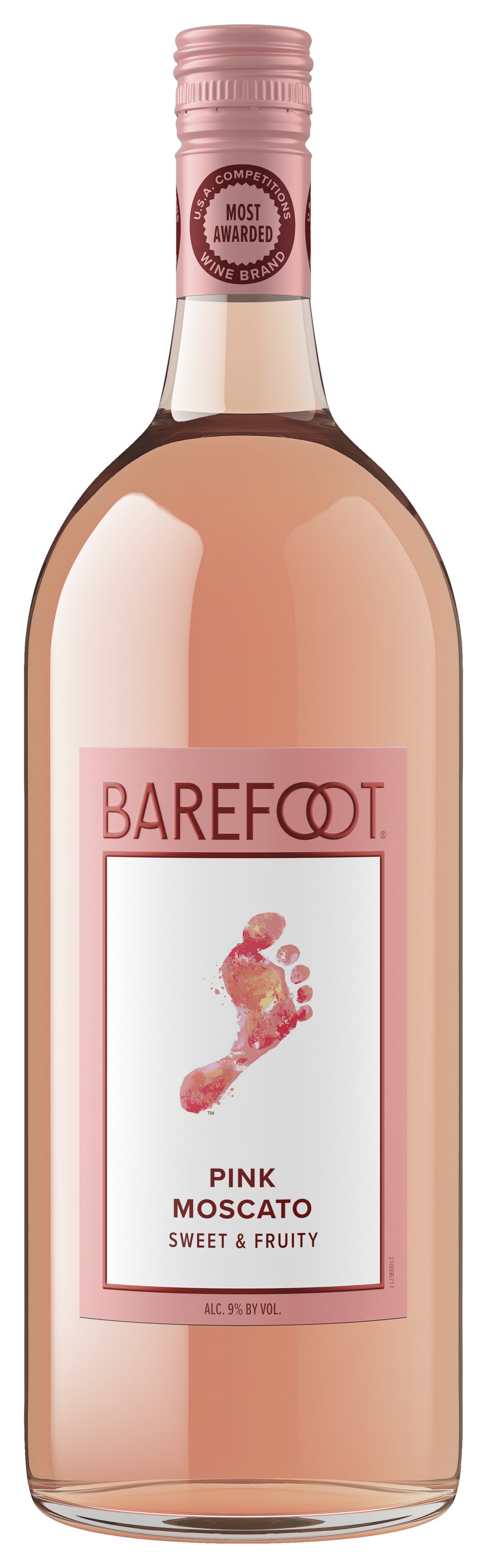 Barefoot Cellars Pink Moscato Wine 1.5L Bottle