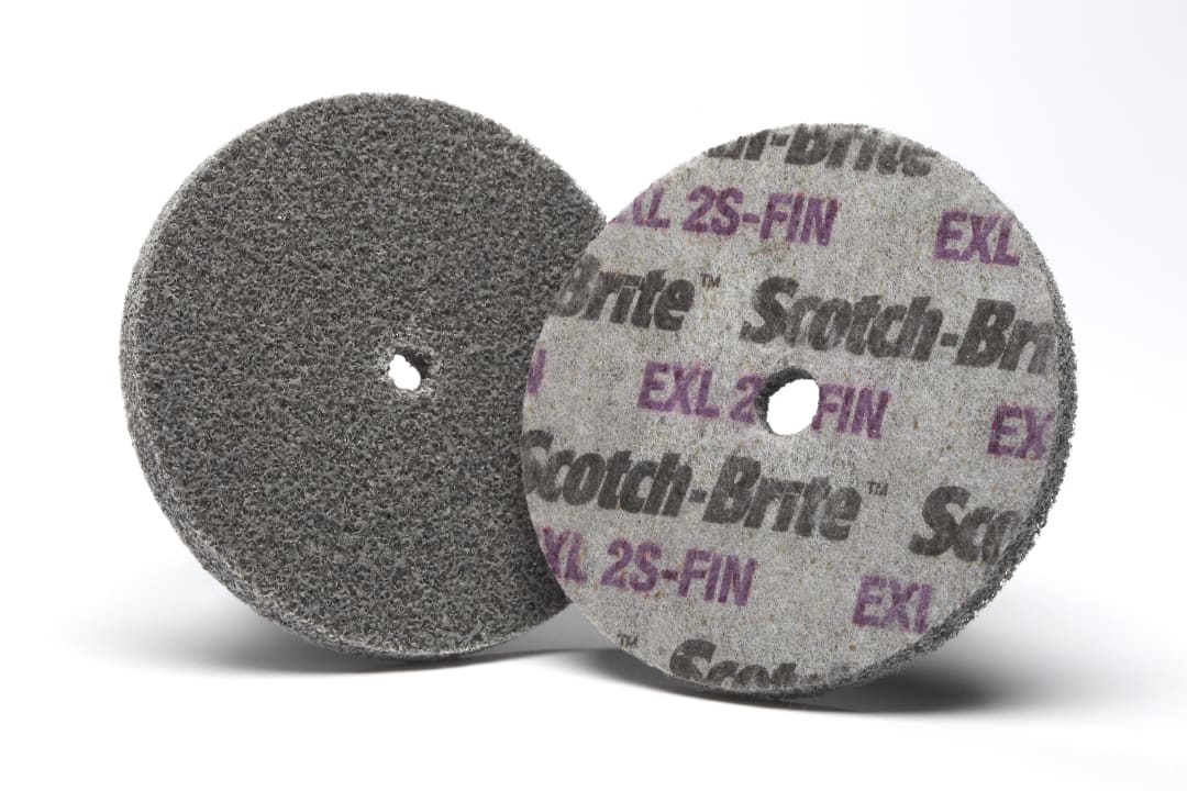 Scotch-Brite™ EXL Unitized Wheel, XL-UW, 2S Fine, 152mm x 6.35mm x  12.7mm, 8 per case