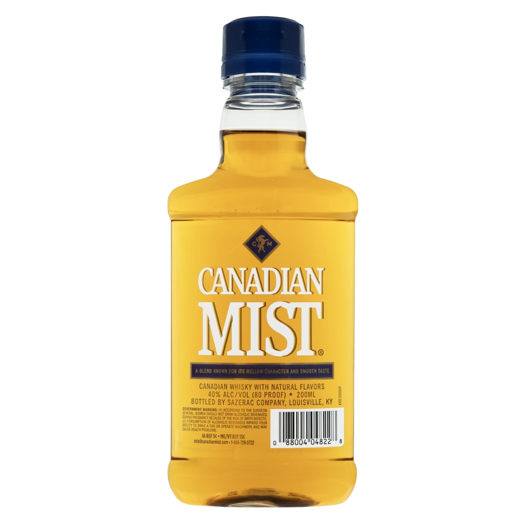 Canadian Mist Blended Canadian Whisky 200ml 80 Proof