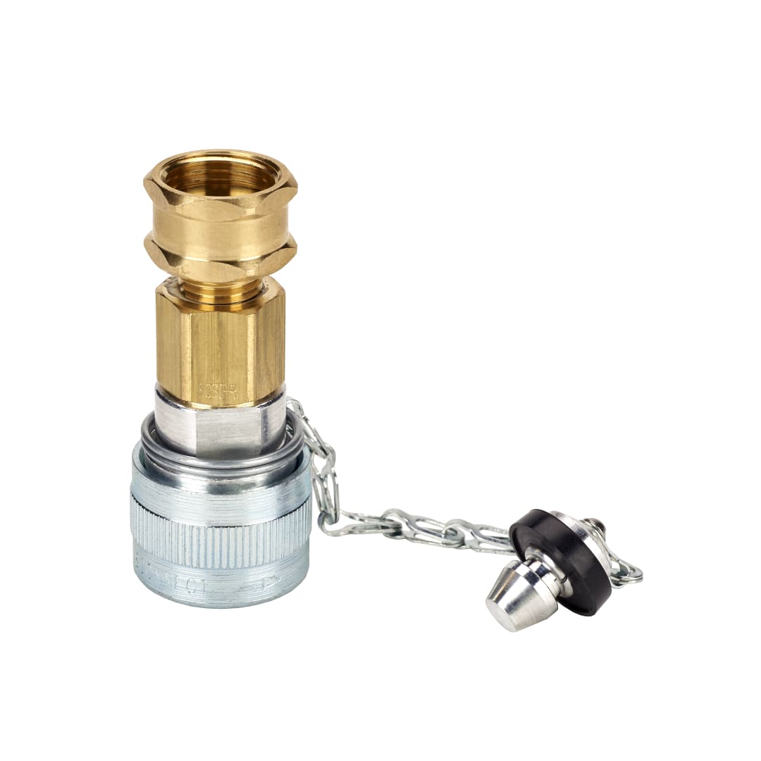 SOCKET ASSY,FEMALE,QDISC,FOSTER STL(SHD)