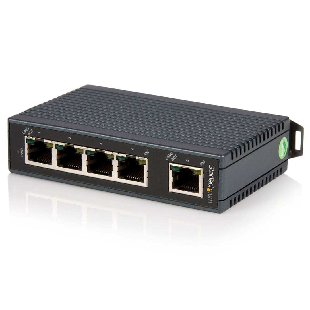 Unmanaged Ethernet Switch DIN-Rail Mountable