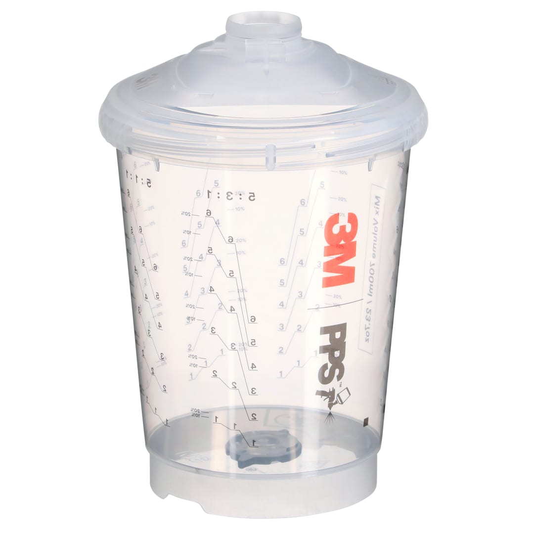 3M™ PPS™ Serie 2.0 Hartbecher Lackverarbeitungssystem Kit, Standard, 700 ml, 200 µm, 26263