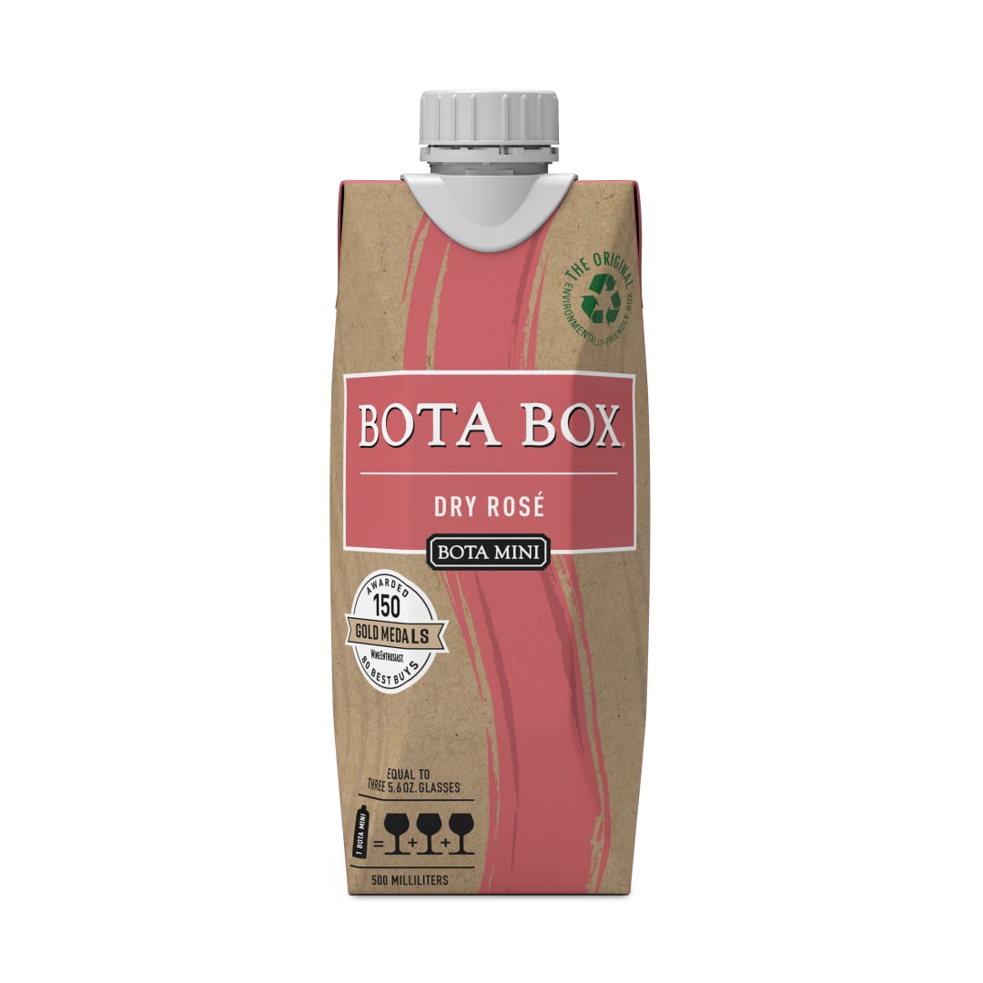 Bota Mini Dry Rosé Wine, 500ml (3 Glasses), 11.5% ABV