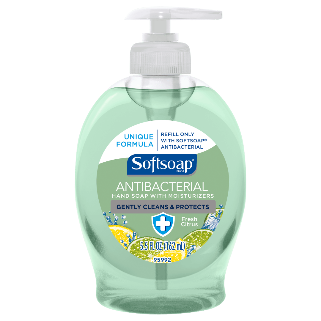 Softsoap Antibacterial Liquid Hand Soap Pump, Fresh Citrus - 5.5 Fluid Ounce