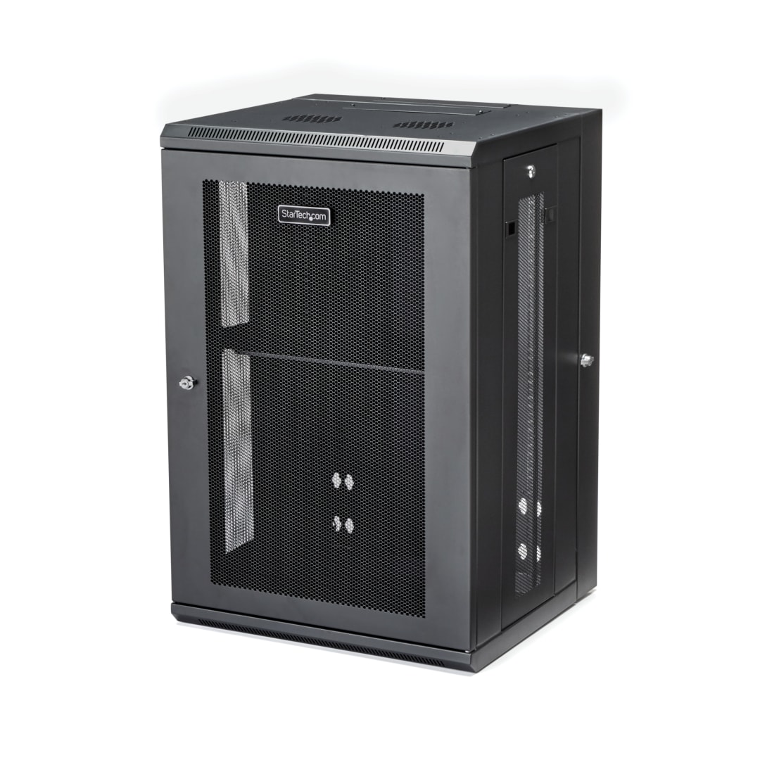 18U 20 5 inch deep hinged wallmount enclosure