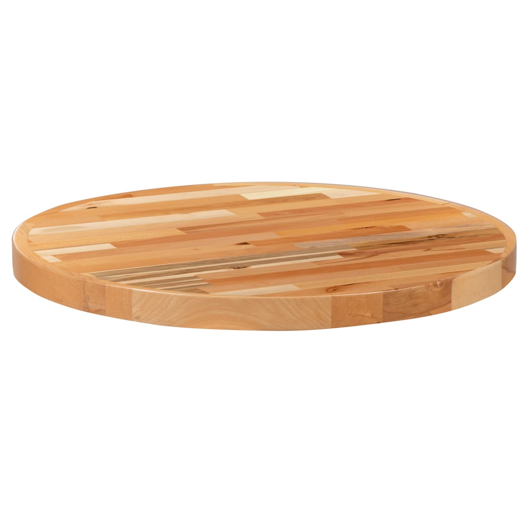 Mayfair 30" Round Butcher Block Style Table Top