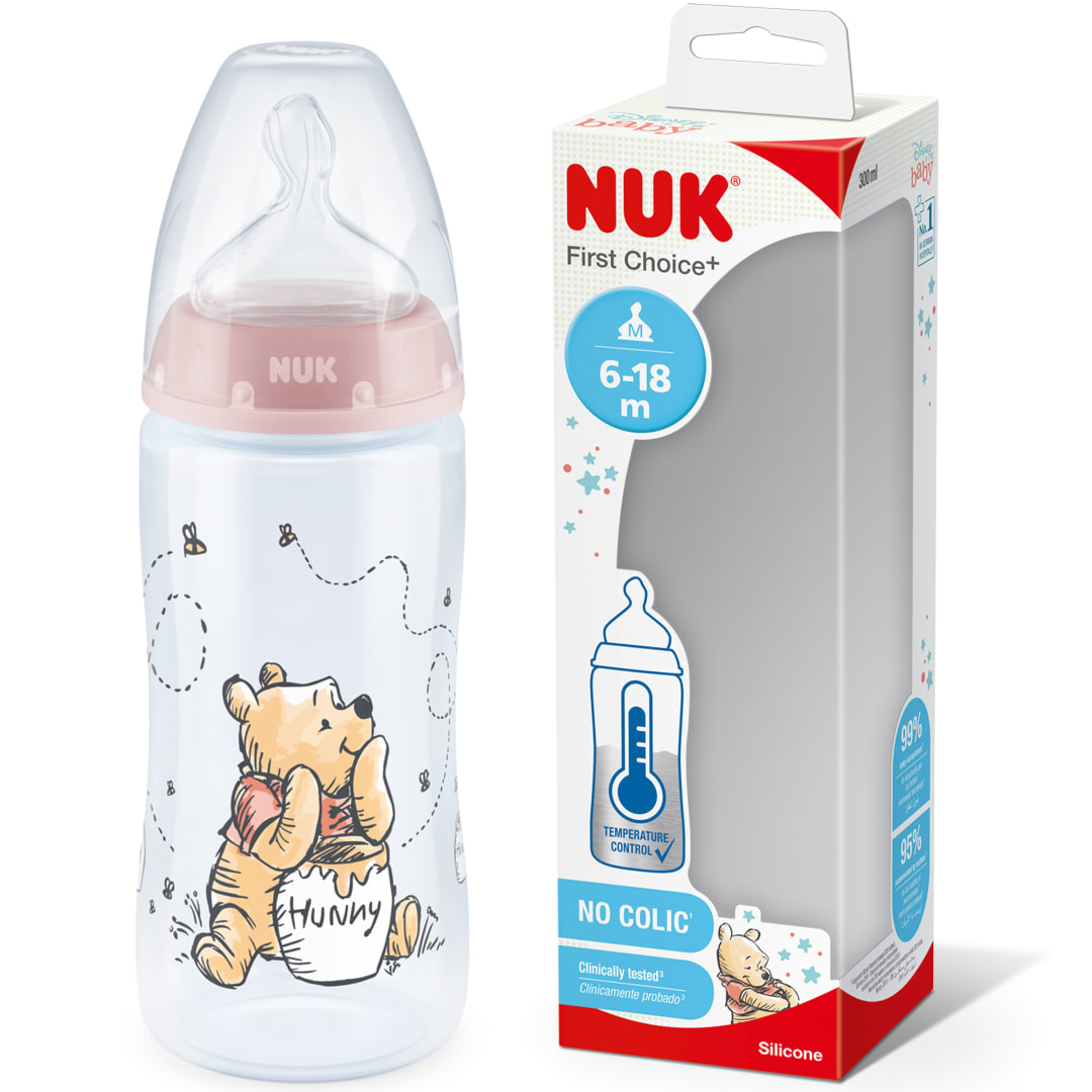 NUK FC+ WTP PP TC 300ML SI 1M DE/RU ROSE
