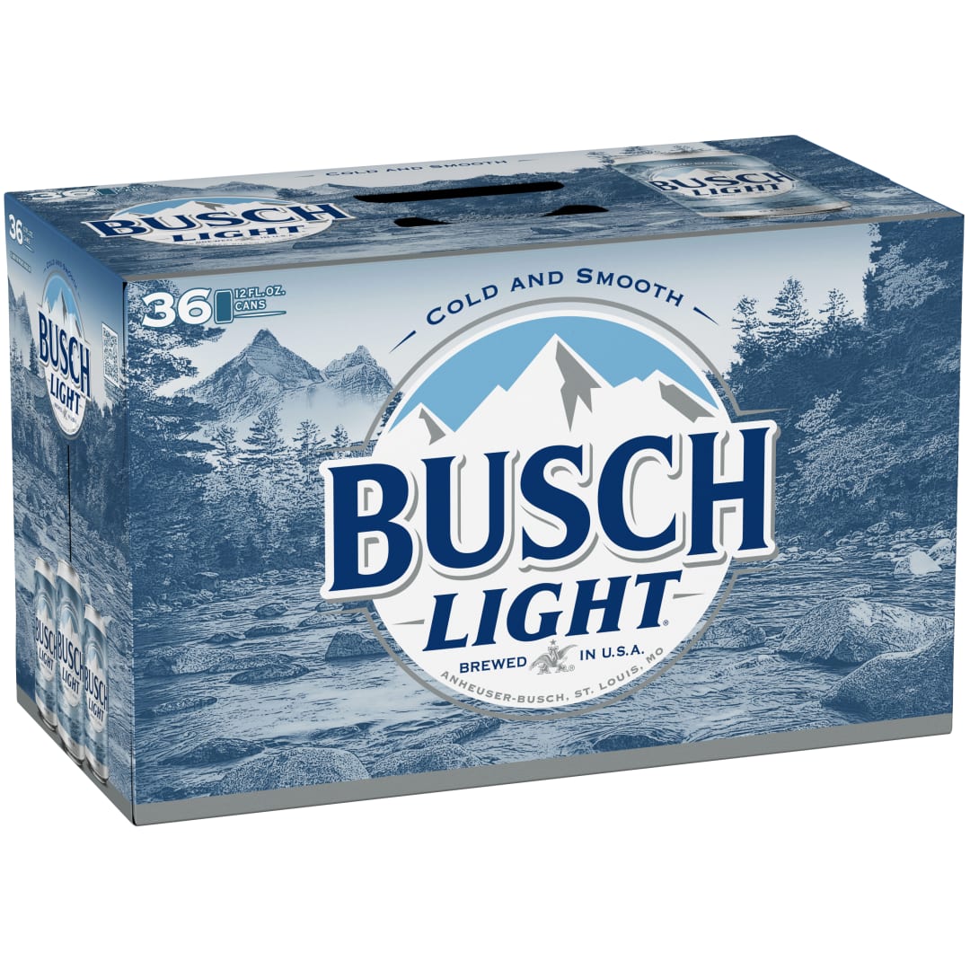 Busch Light Beer 36 - 12 fl oz Cans